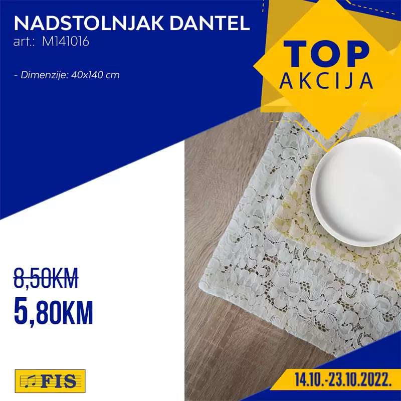 Fis TOP AKCIJA za TOP ARTIKLE 14-23.10.2022. godine