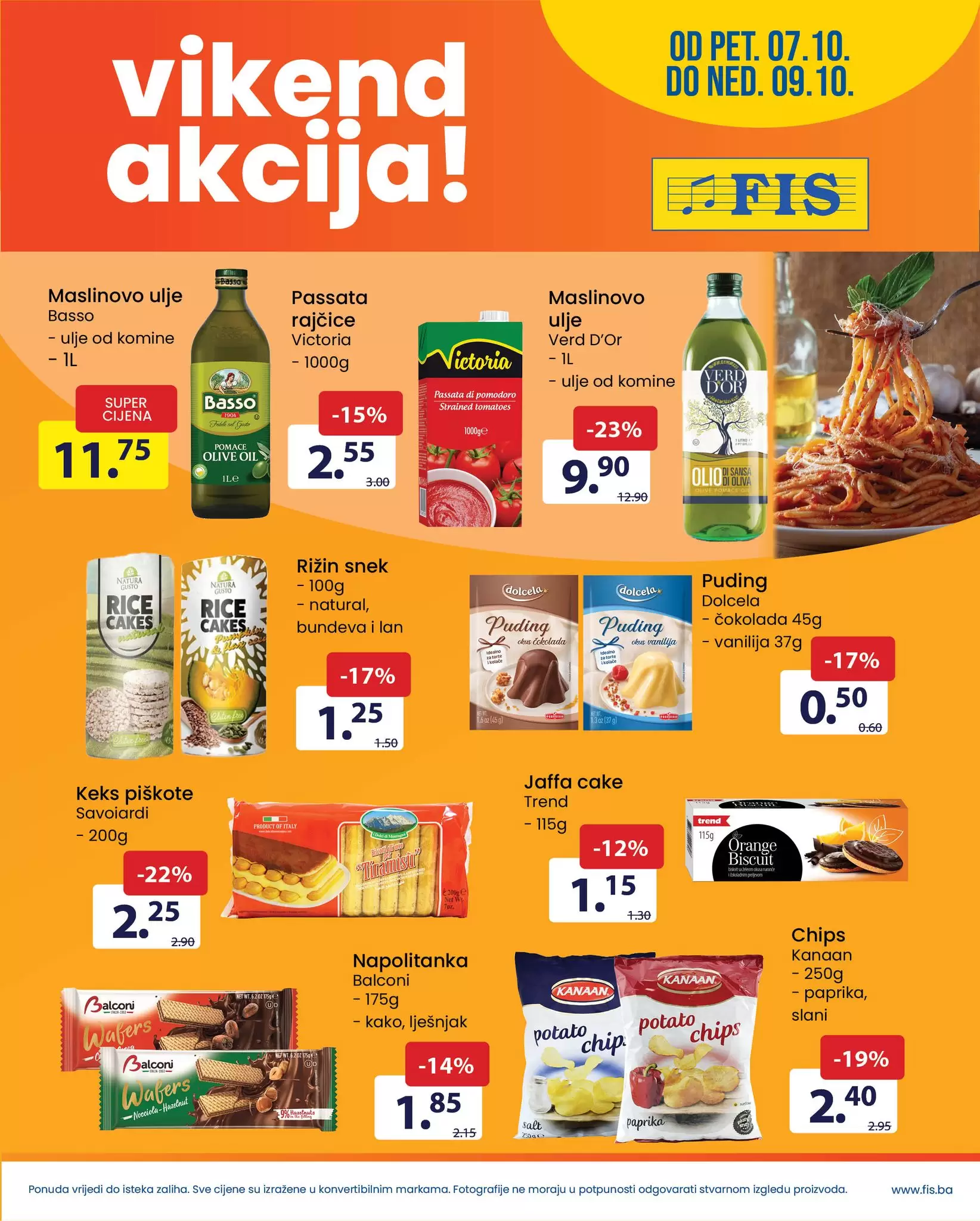 Fis vikend akcija SUPER SNIŽENJE 7-9.10.2022.