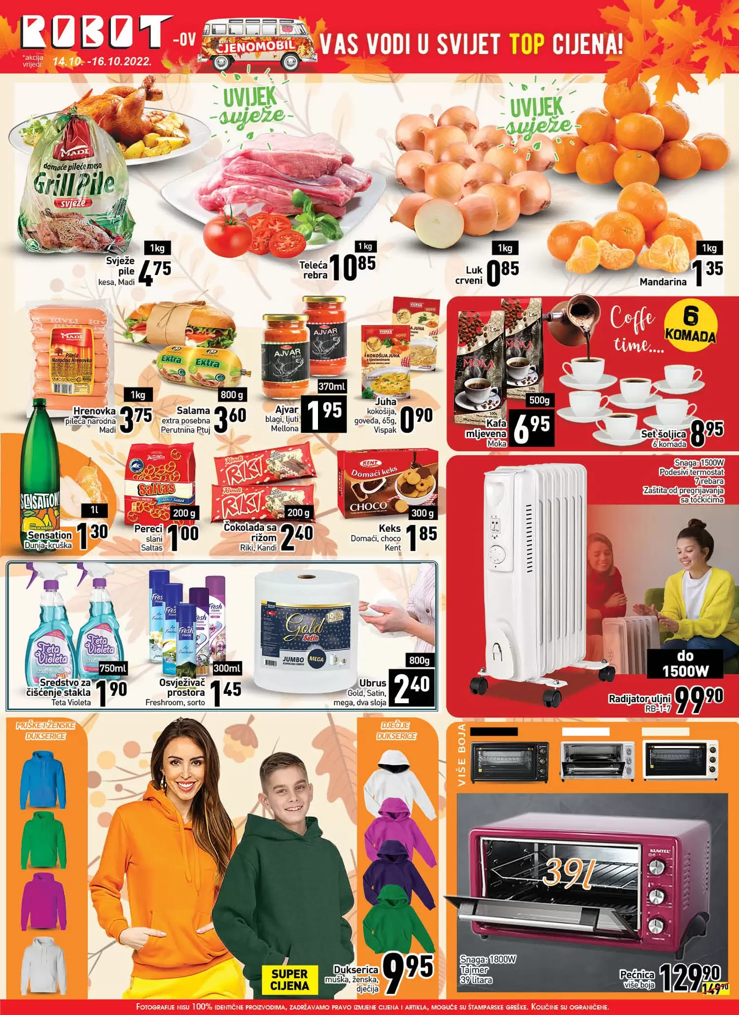 Robot vikend akcija SUPER SNIZENJA  14-16.10.2022. 