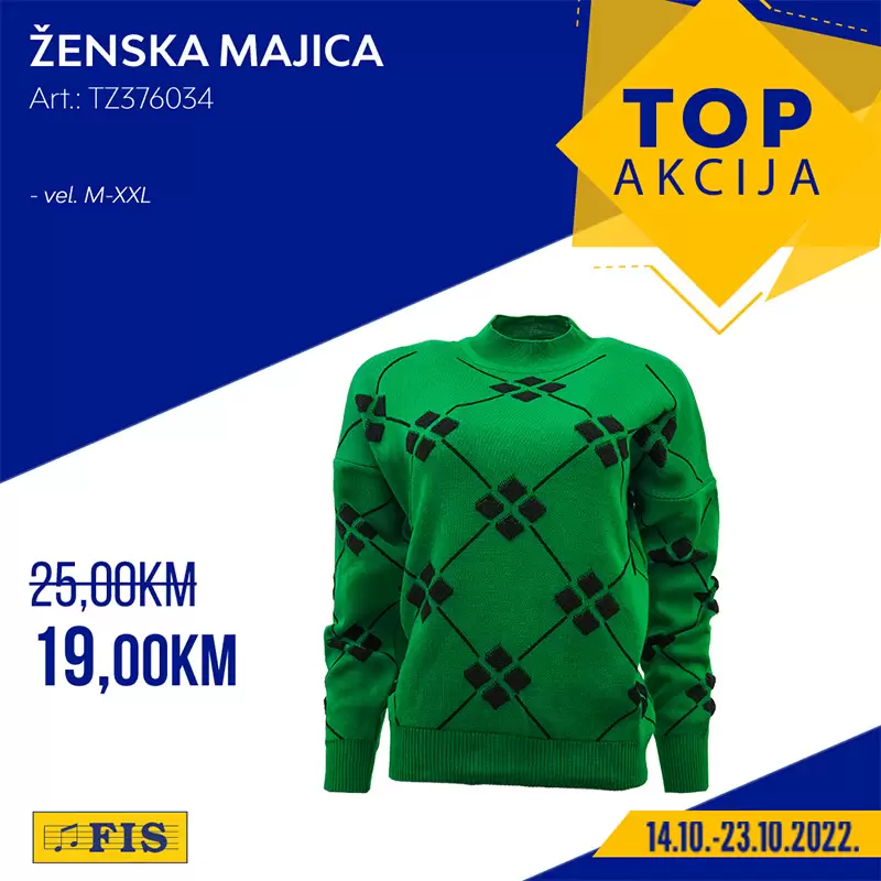 Fis TOP AKCIJA za TOP ARTIKLE 14-23.10.2022. godine