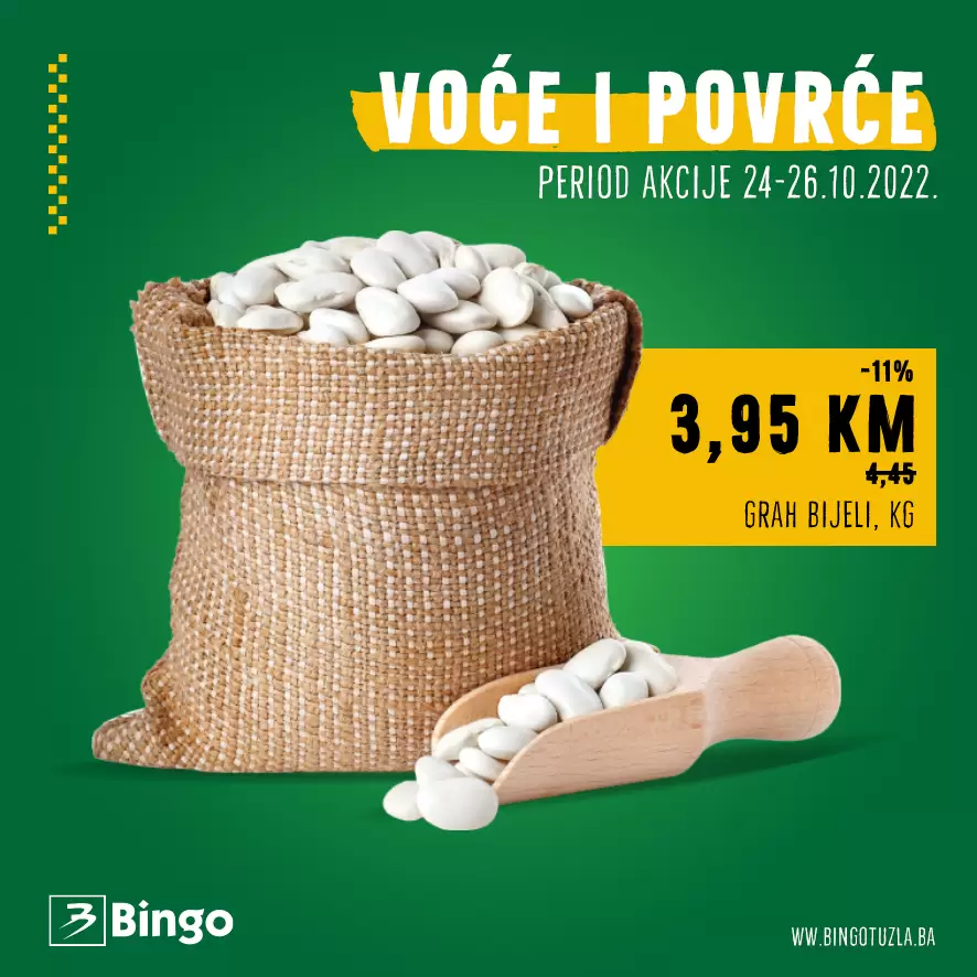 Bingo akcija VOĆE i POVRĆE
