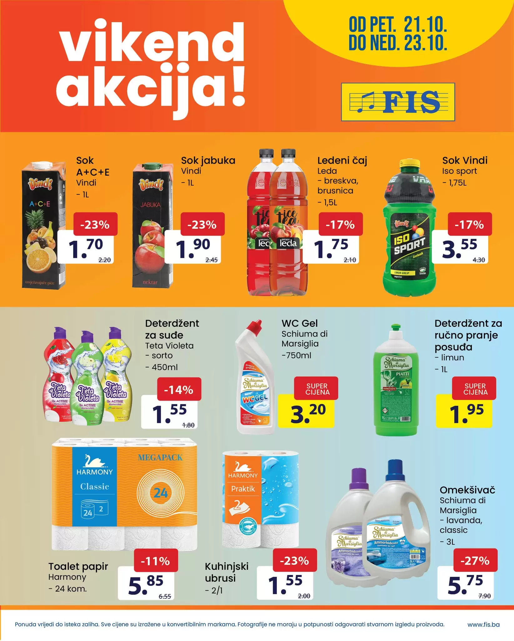Fis vikend akcija 21-23.10.2022. 