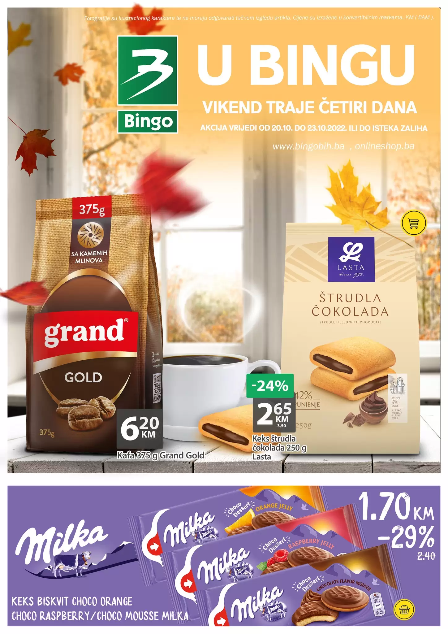 Bingo vikend akcija 20-23.10.2022. 