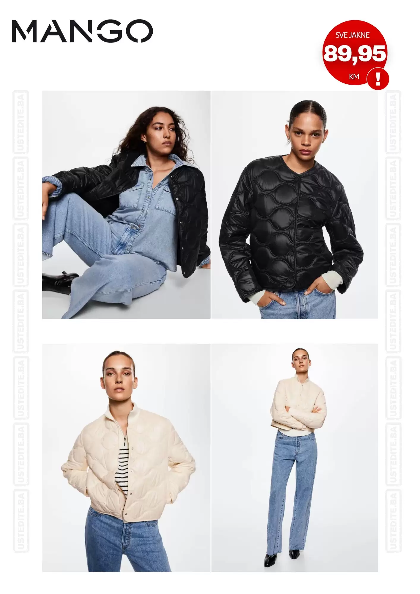 Mango BiH SVE JAKNE samo 89,95 KM - oktobar 2022
