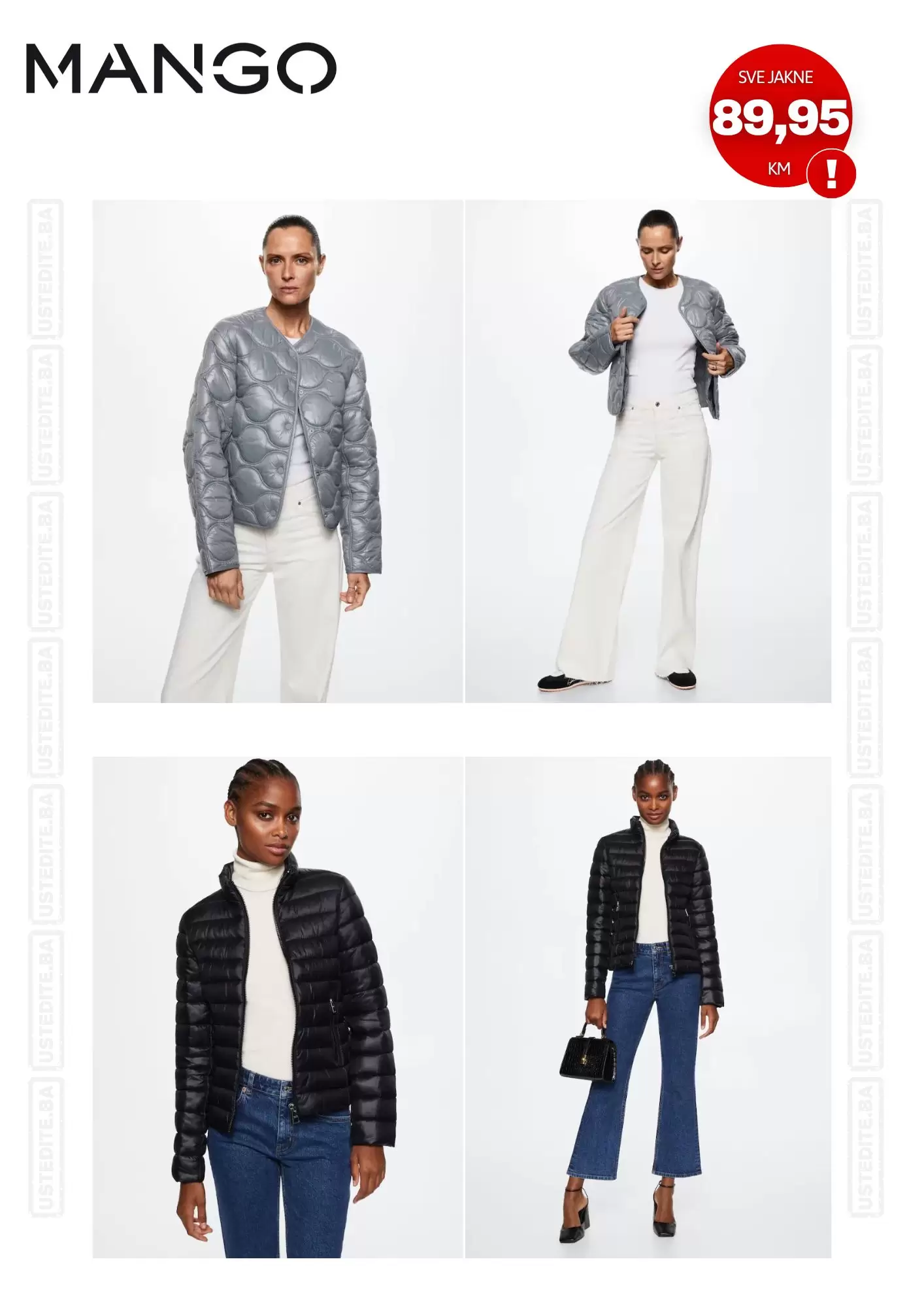 Mango BiH SVE JAKNE samo 89,95 KM - oktobar 2022
