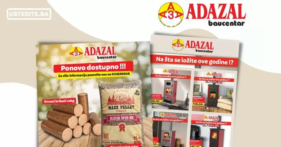 Adazal ▷Pelet - Briketi - Grijna tijela SUPER PONUDA - oktobar 2022