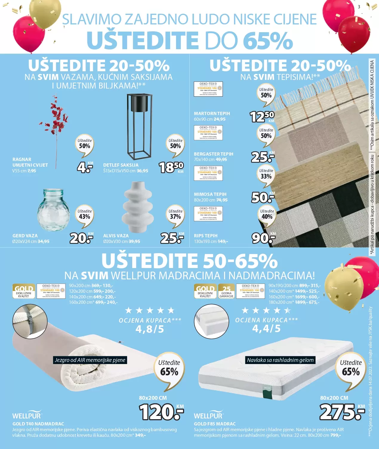 JYSK katalog🎈LUDO NISKE CIJENE - SNIŽENJE 6-19.10.2022.