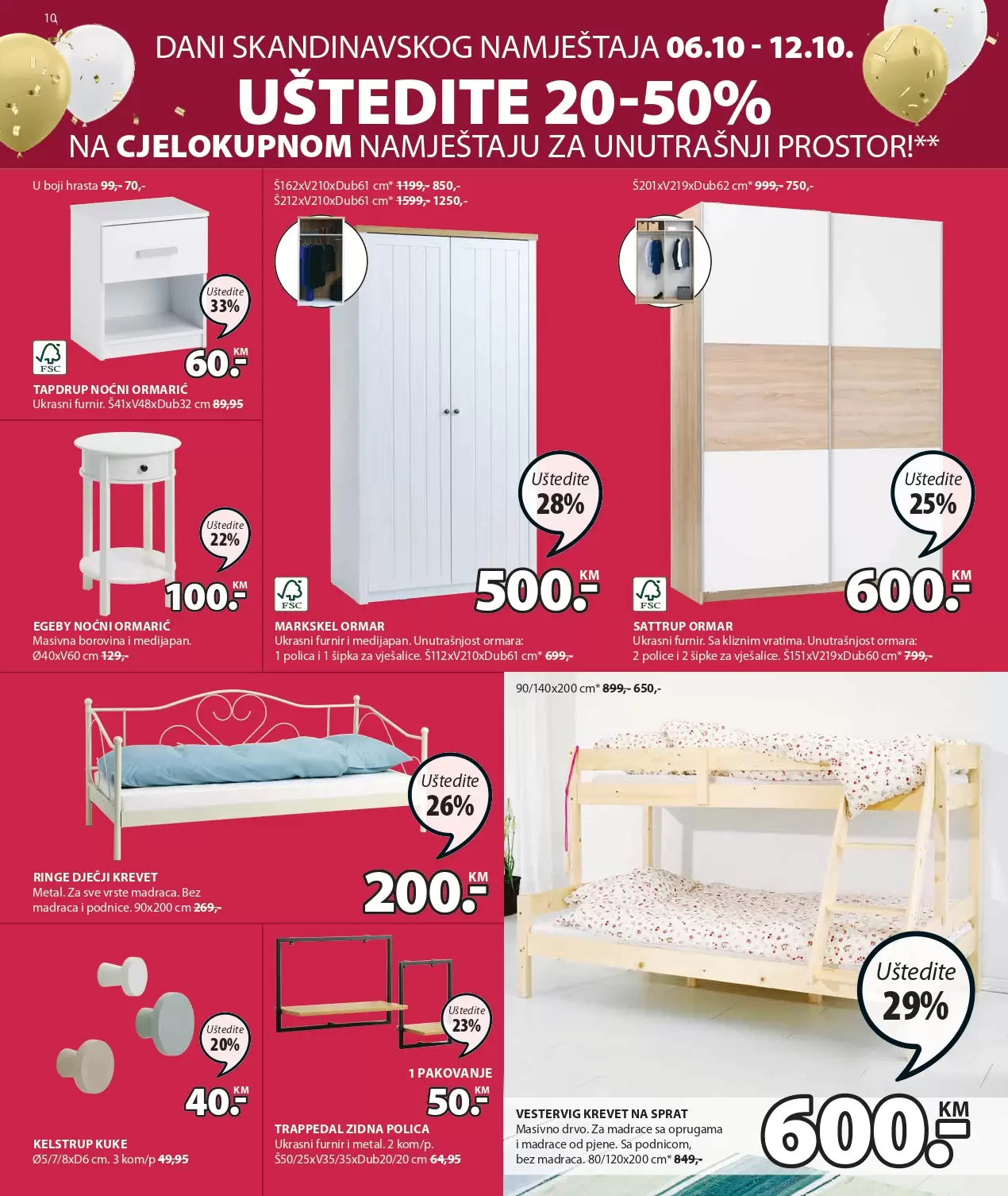 JYSK katalog🎈LUDO NISKE CIJENE - SNIŽENJE 6-19.10.2022.