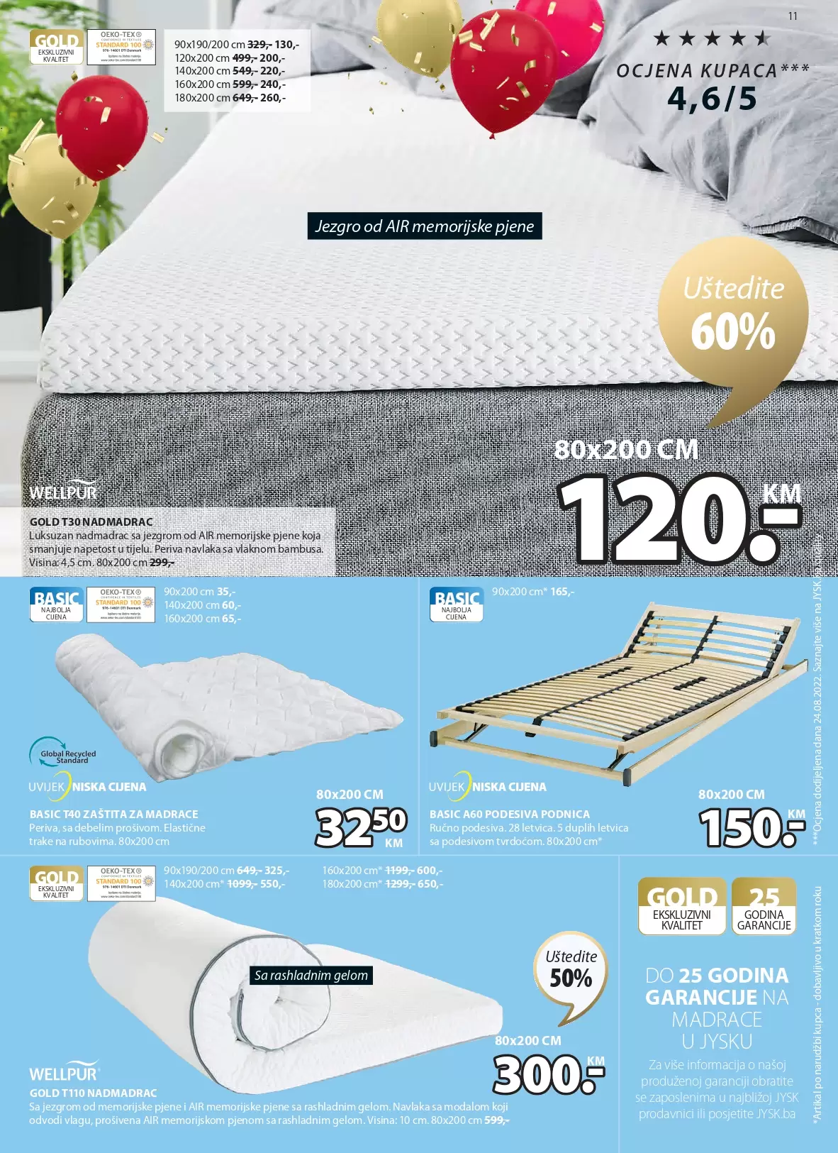 Jysk katalog NOVEMBAR - akcija sniženja 27.20-9.11.2022.