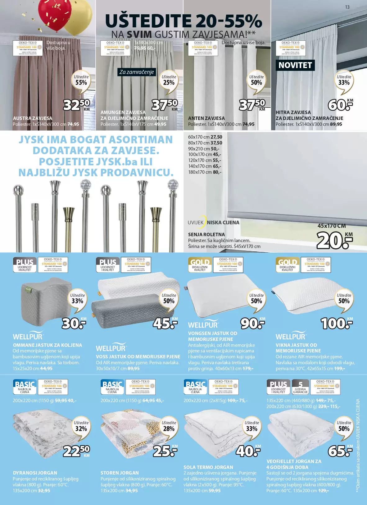 Jysk katalog NOVEMBAR - akcija sniženja 27.20-9.11.2022.