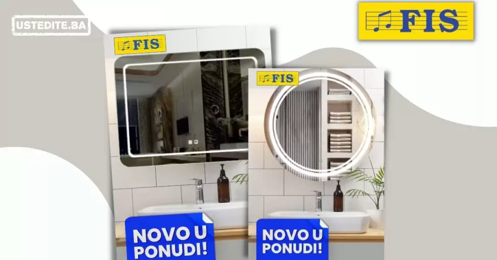 Fis Kupaonsko ogledalo - SUPER CIJENE - oktobar 2022