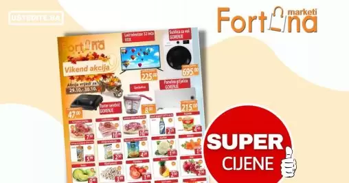 Fortuna vikend akcija 29-30.10.2022.