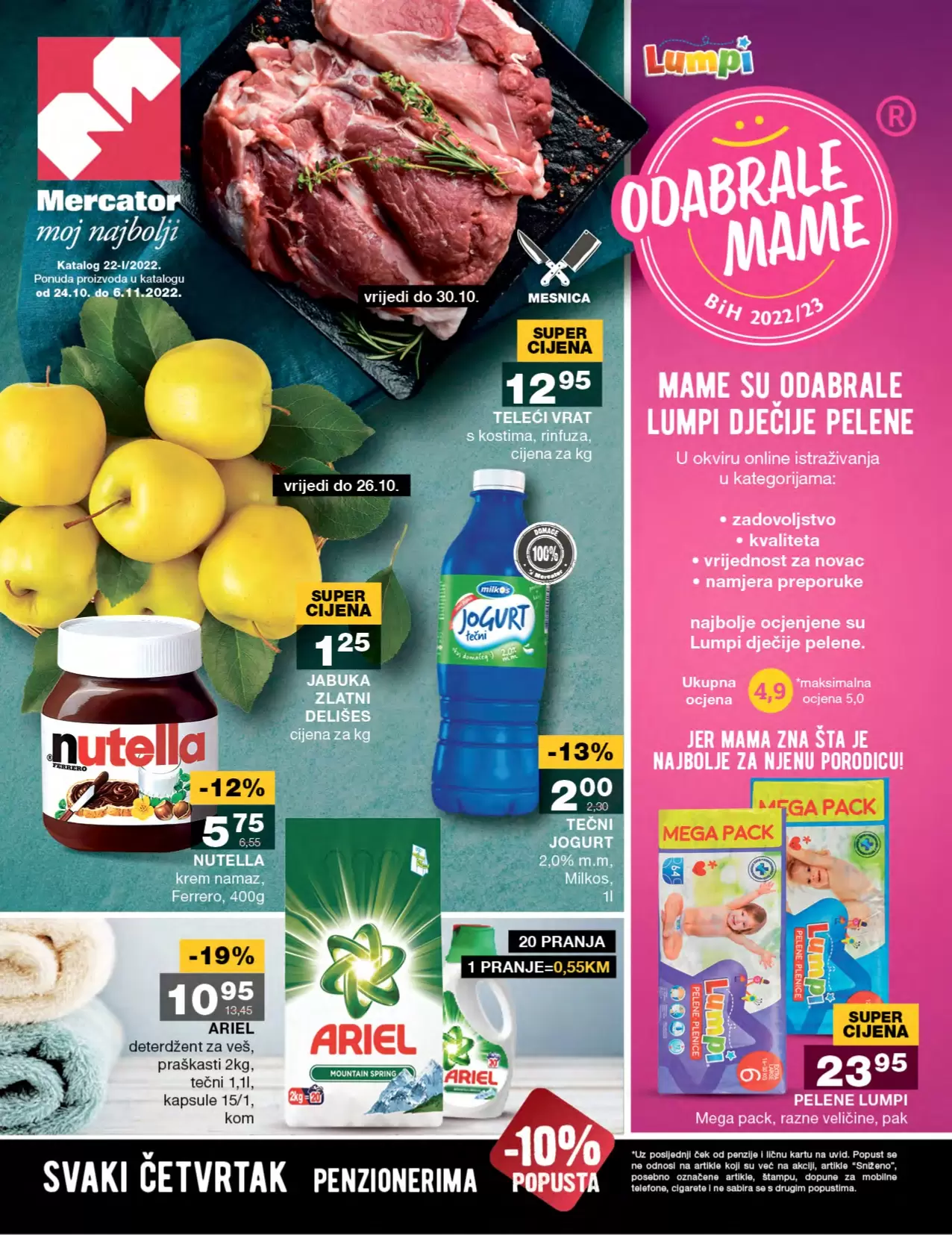 Mercator katalog ODLIČNO SNIŽENJE 24.10-06.11.2022.