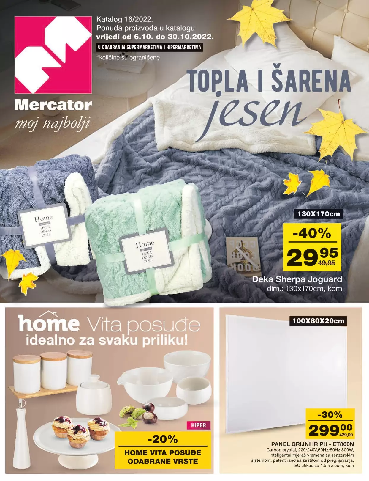 Mercator katalog 🍂 Jesen 6-30.10.2022.