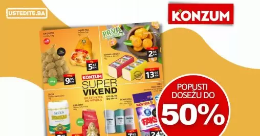 Konzum vikend akcija 6-9.10.2022.