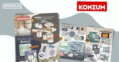 Konzum katalog - GRIJANJE - Za toplinu u vašem domu 06-30.10.2022.