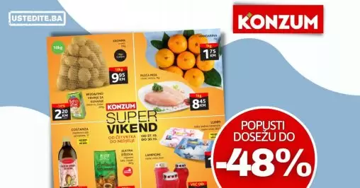 Konzum vikend akcija 27-30.10.2022.