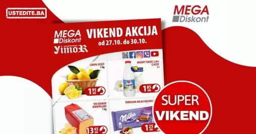 Mega Diskont vikend akcija 27-30.10.2022.