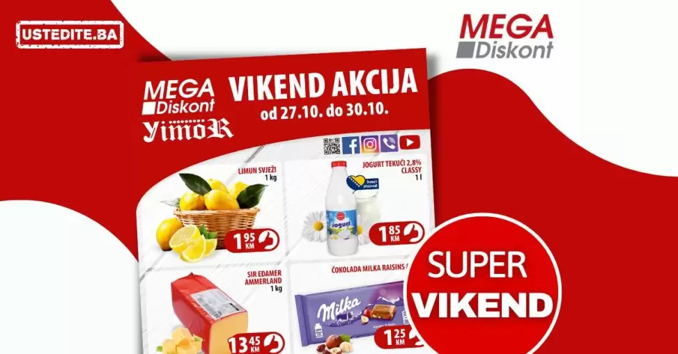 Mega Diskont vikend akcija 27-30.10.2022.
