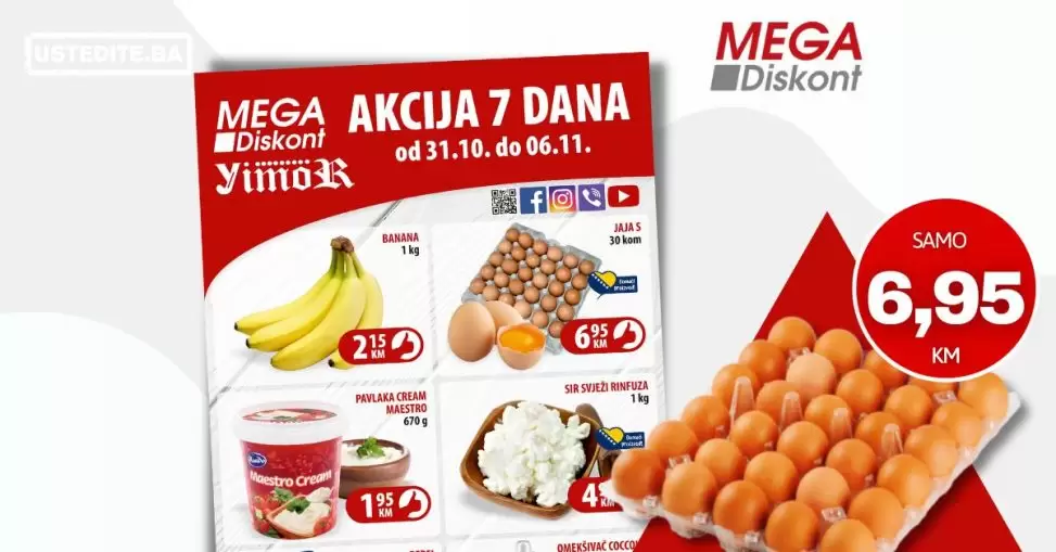 Mega Diskont AKCIJA 7 dana 31.10-6.11.2022.