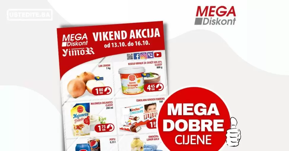 Mega Diskont vikend akcija 13-16.10.2022.