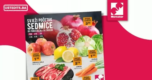 Mercator SVJEŽA PONUDA - akcija 3-5.10.2022.