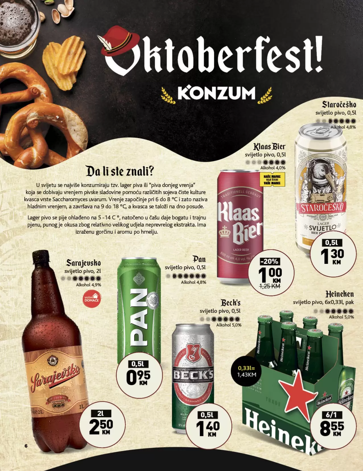 Konzum katalog 🛒 Konzum U POLA CIJENE- akcija snizenja 10-23.10.2022.