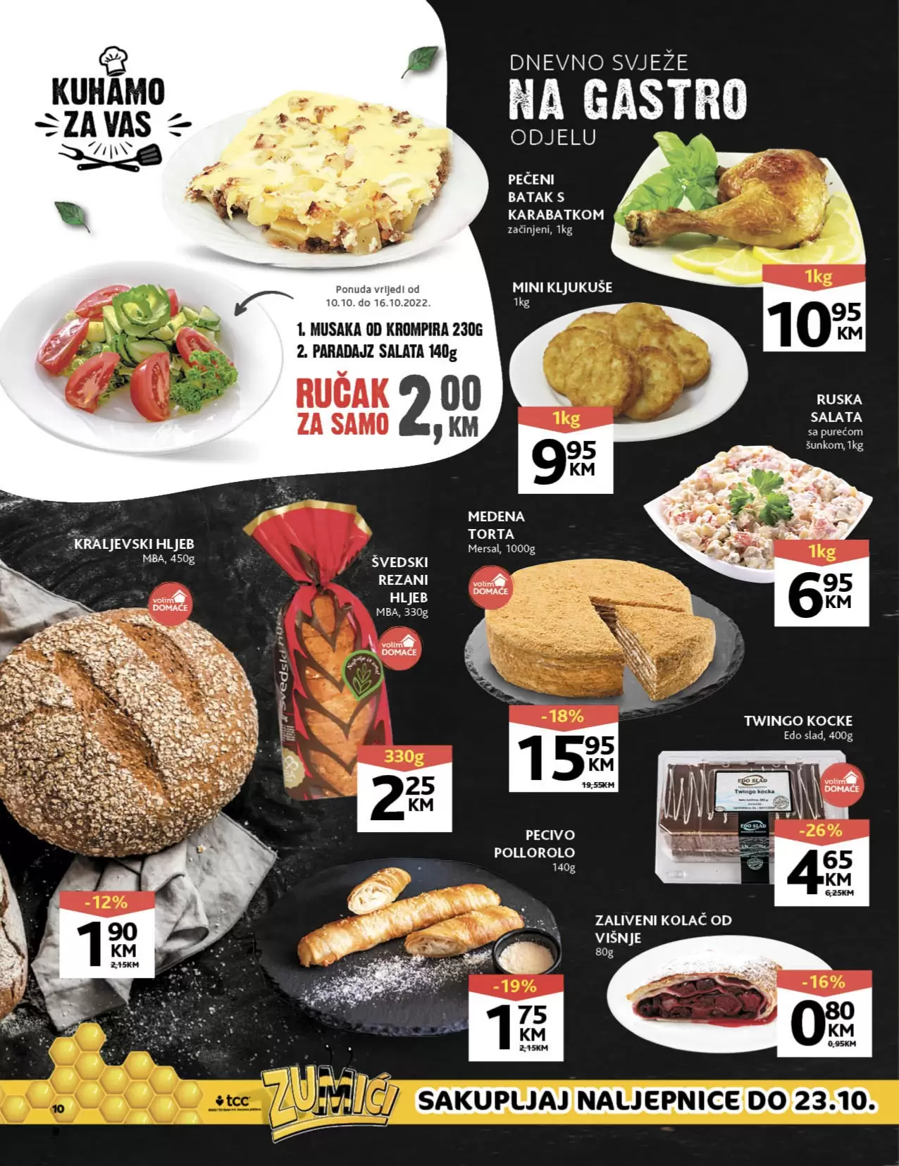 Konzum katalog 🛒 Konzum U POLA CIJENE- akcija snizenja 10-23.10.2022.