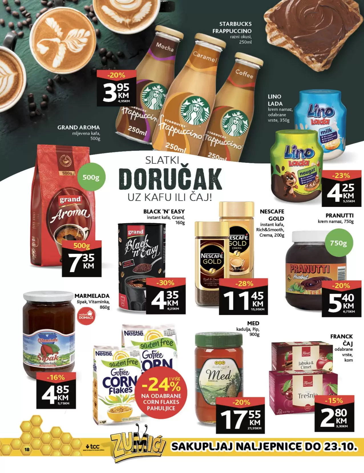 Konzum katalog 🛒 Konzum U POLA CIJENE- akcija snizenja 10-23.10.2022.