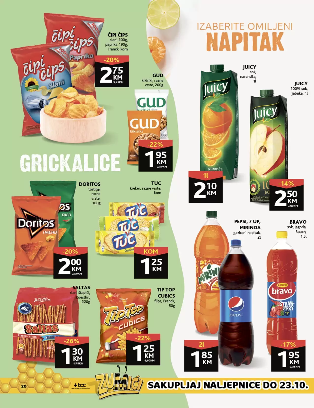 Konzum katalog 🛒 Konzum U POLA CIJENE- akcija snizenja 10-23.10.2022.