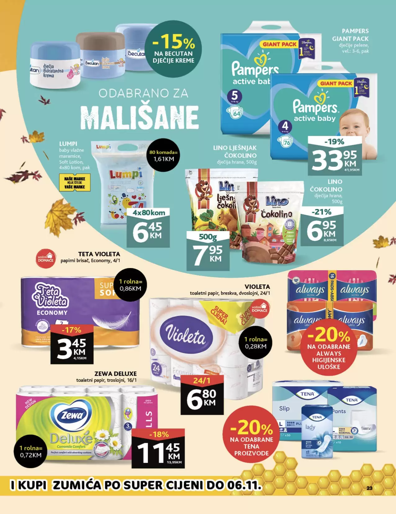 Konzum katalog 🛒 Konzum U POLA CIJENE- akcija snizenja 10-23.10.2022.