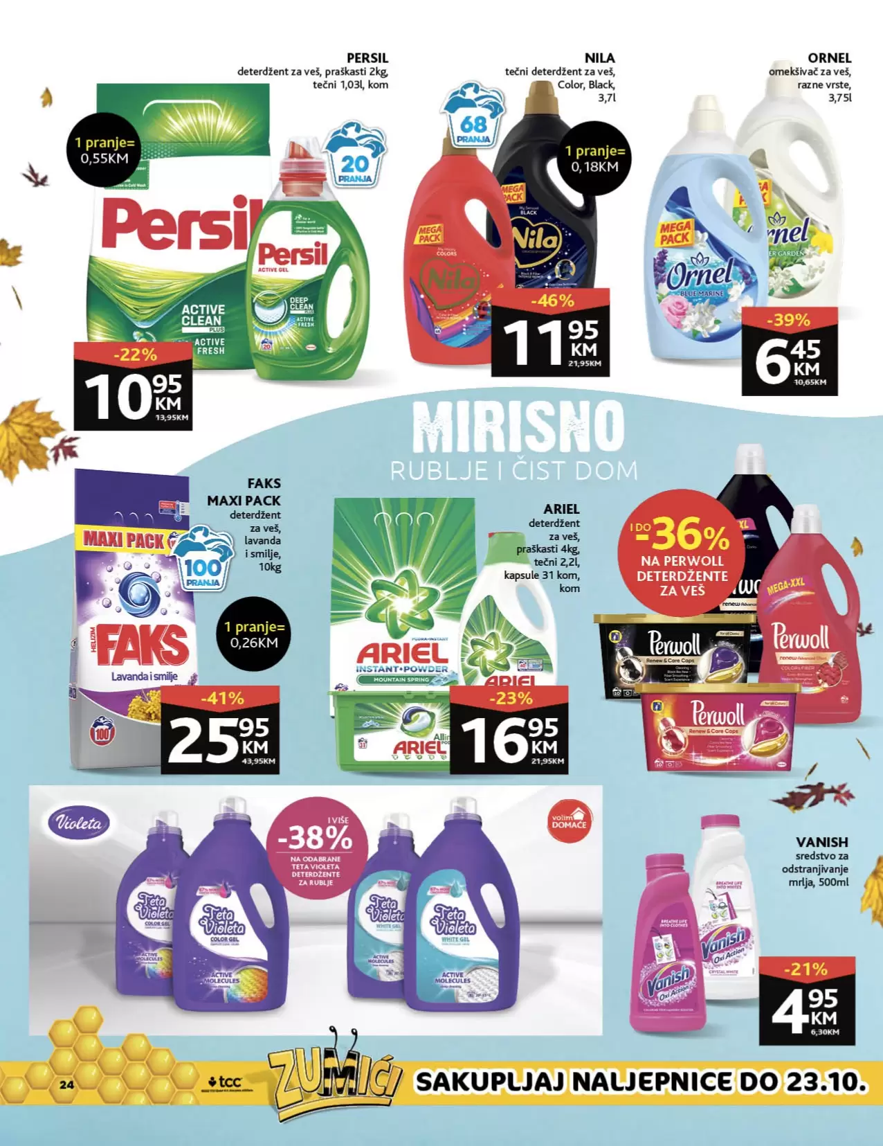 Konzum katalog 🛒 Konzum U POLA CIJENE- akcija snizenja 10-23.10.2022.