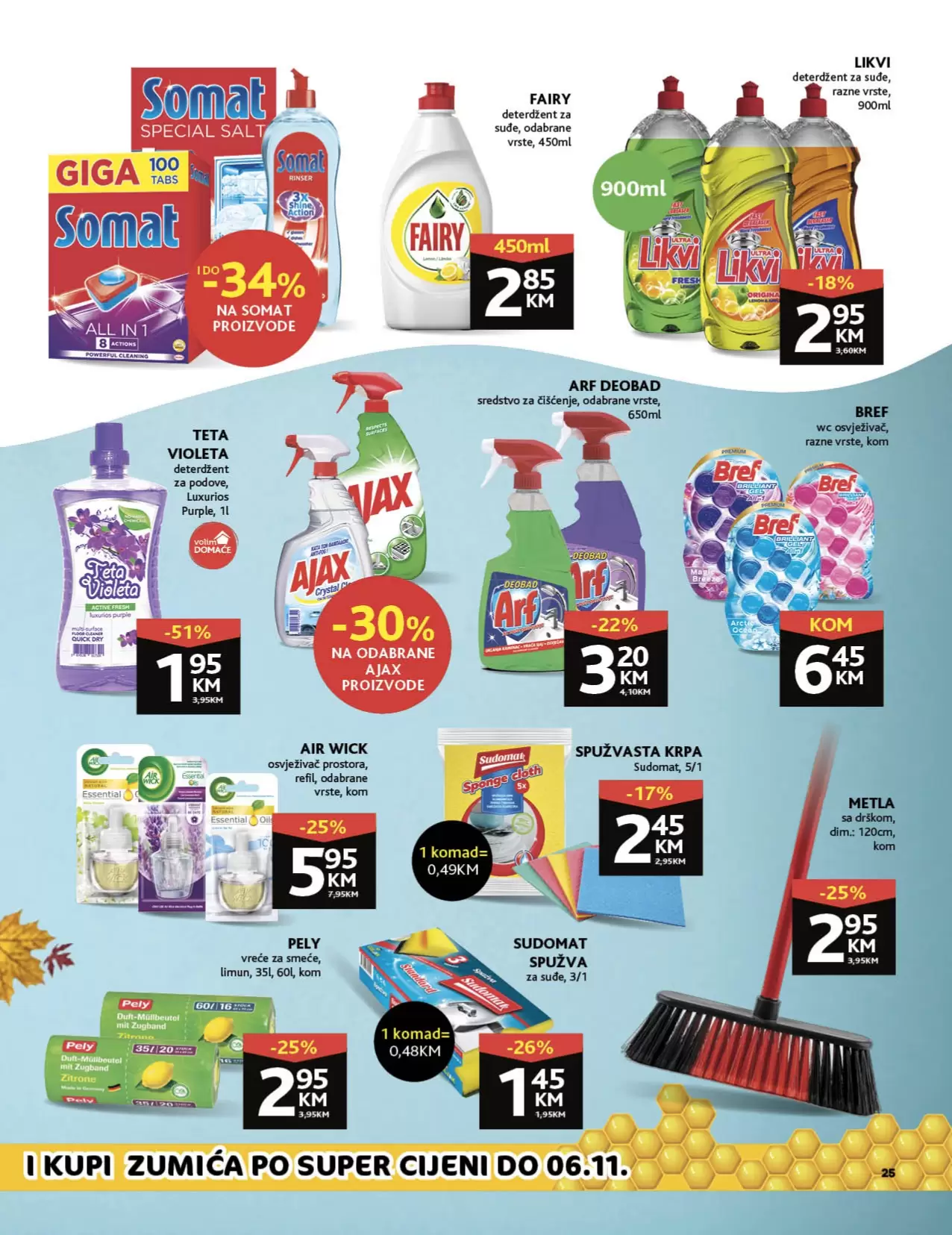 Konzum katalog 🛒 Konzum U POLA CIJENE- akcija snizenja 10-23.10.2022.