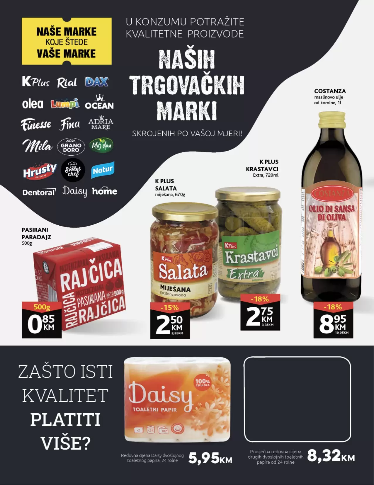Konzum katalog 🛒 Konzum U POLA CIJENE- akcija snizenja 10-23.10.2022.