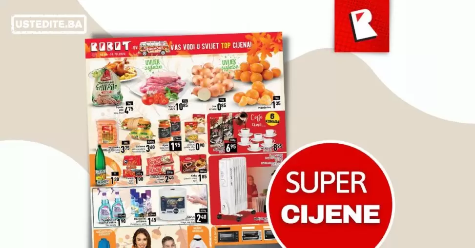 Robot vikend akcija SUPER SNIZENJA 14-16.10.2022.
