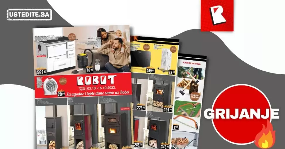Robot katalog GRIJANJE - akcija sniženja 3-16.10.2022.