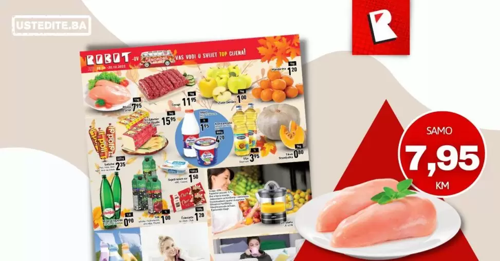 Robot vikend akcija • ULJE DIJAMANT 3,95 KM - 28-30.10.2022.