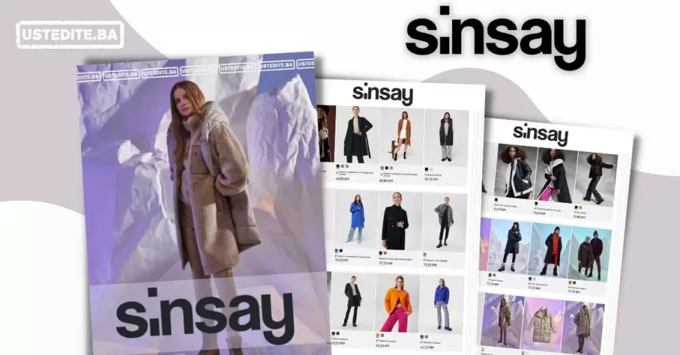 Sinsay BiH Ženske jakne i kaputi - NOVEMBAR 2022