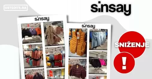 Sinsay BiH SNIŽENJE oktobar 2022