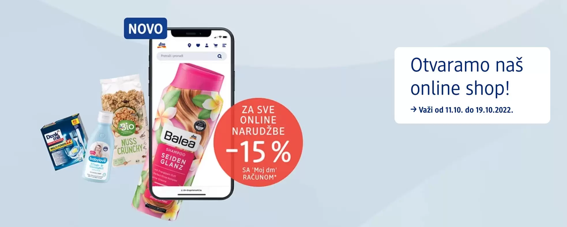 NOVO dm ONLINE SHOP 2022 