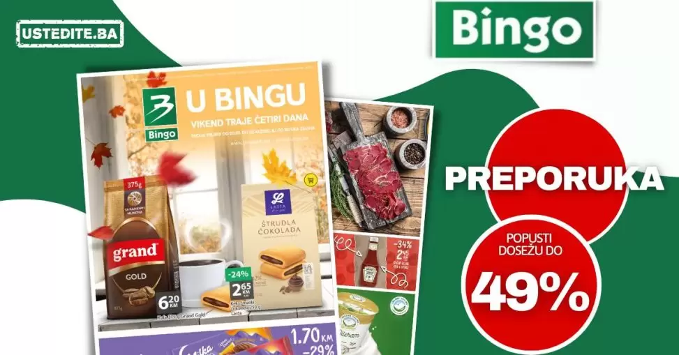 Bingo vikend akcija 20-23.10.2022.