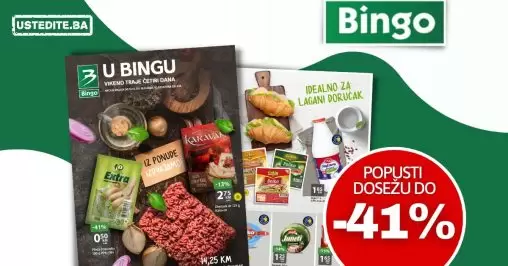 Bingo vikend akcija ▷ POPUSTI do 41% - sniženje 13-16.10.2022.