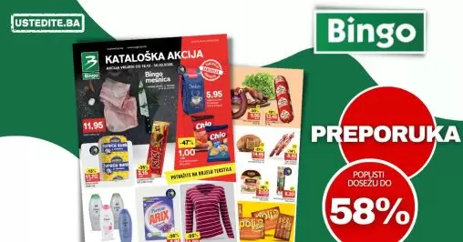 Bingo katalog SENZACIJA▷SNIŽENJE do 54% - akcija 18-30.10.2022.