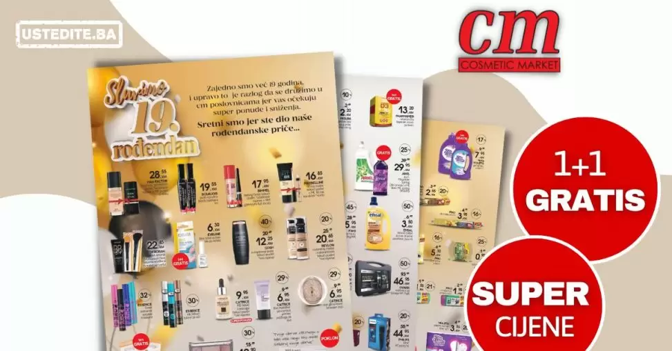 CM katalog 1+1 GRATIS - akcija do 28.10.2022.