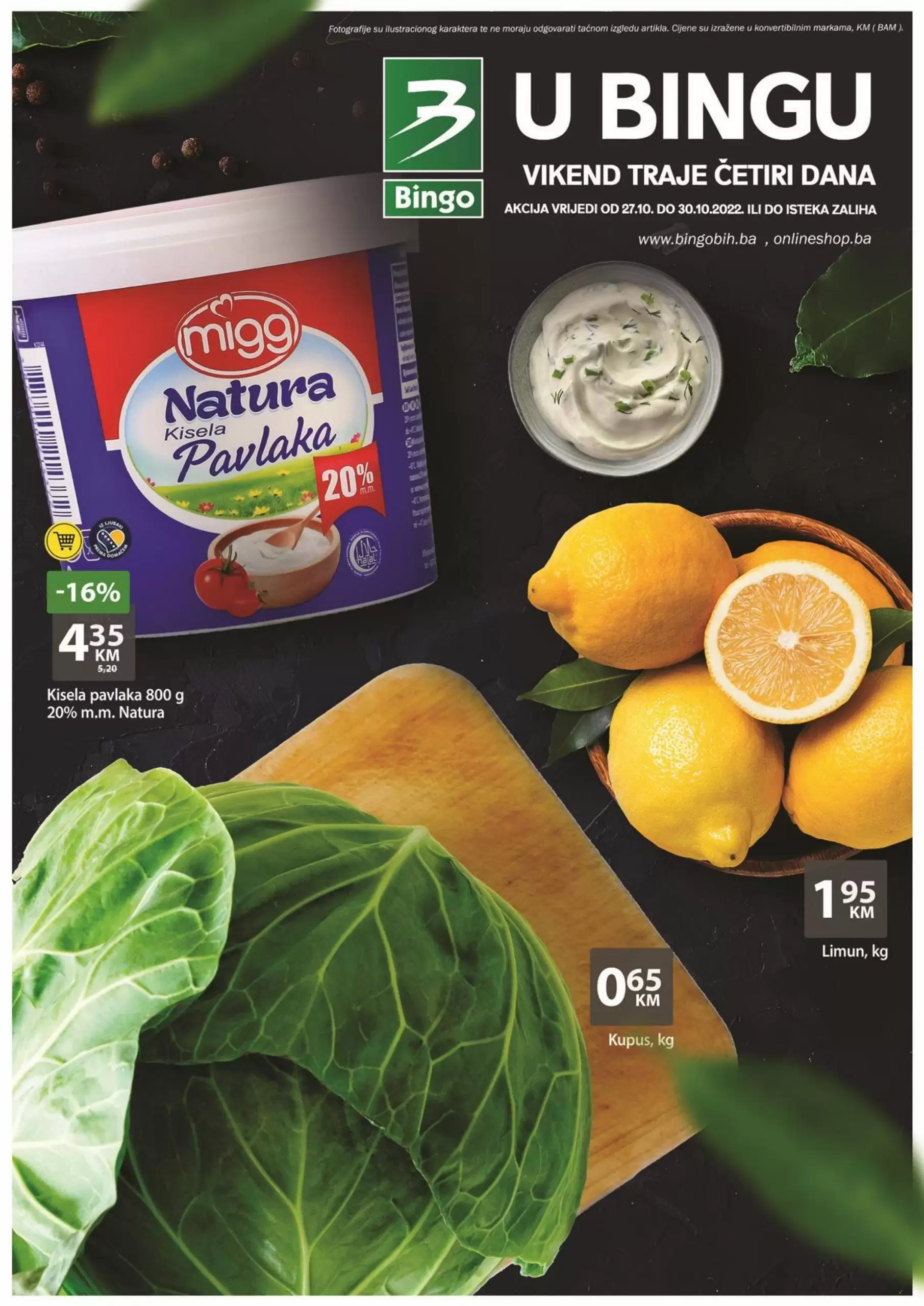 Bingo vikend akcija 27-30.10.2022. Bingo vikend akcija 27-30.10.2022.