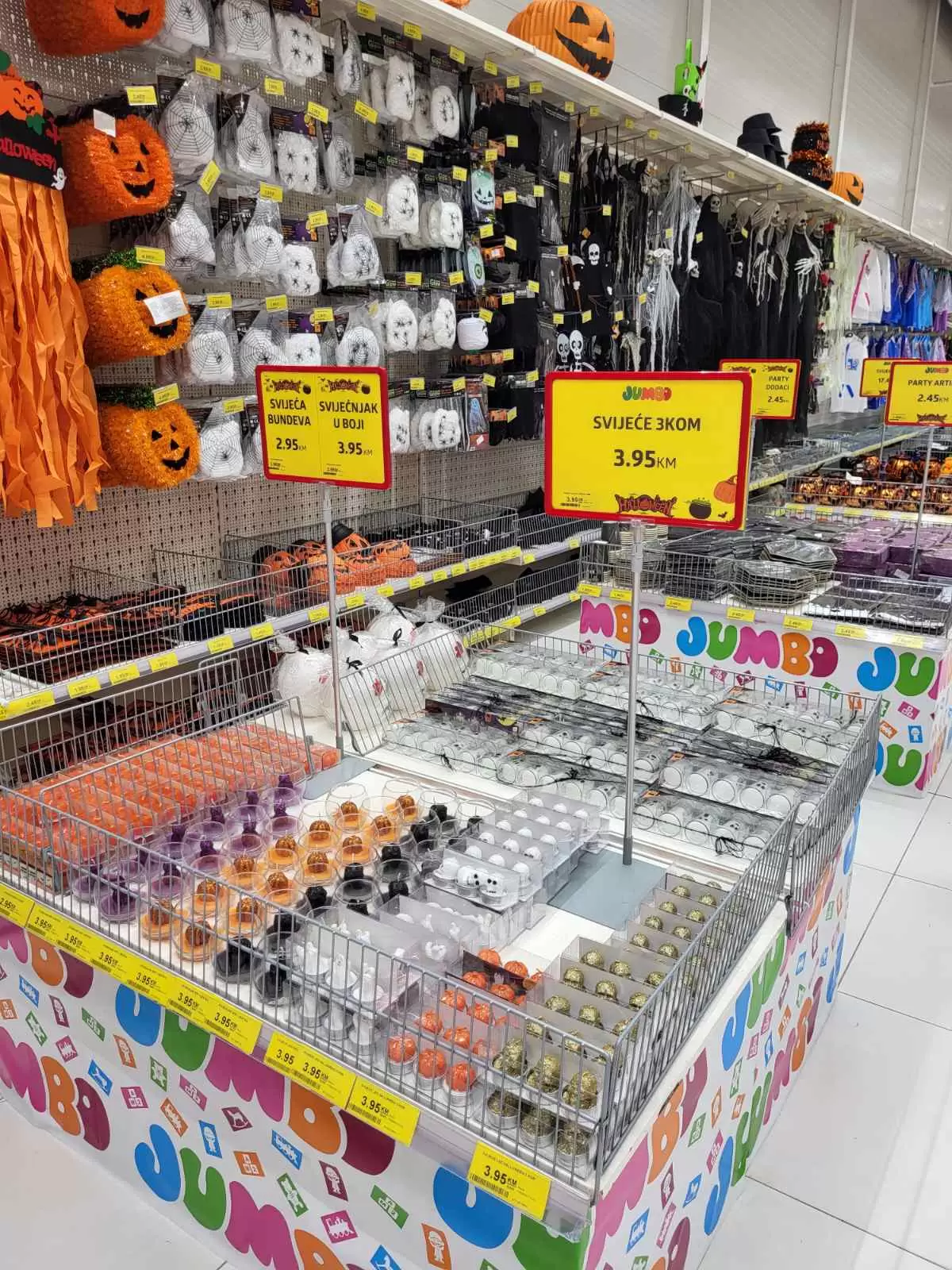 Jumbo BiH HALLOWEEN kostimi, dekoracija, dodaci