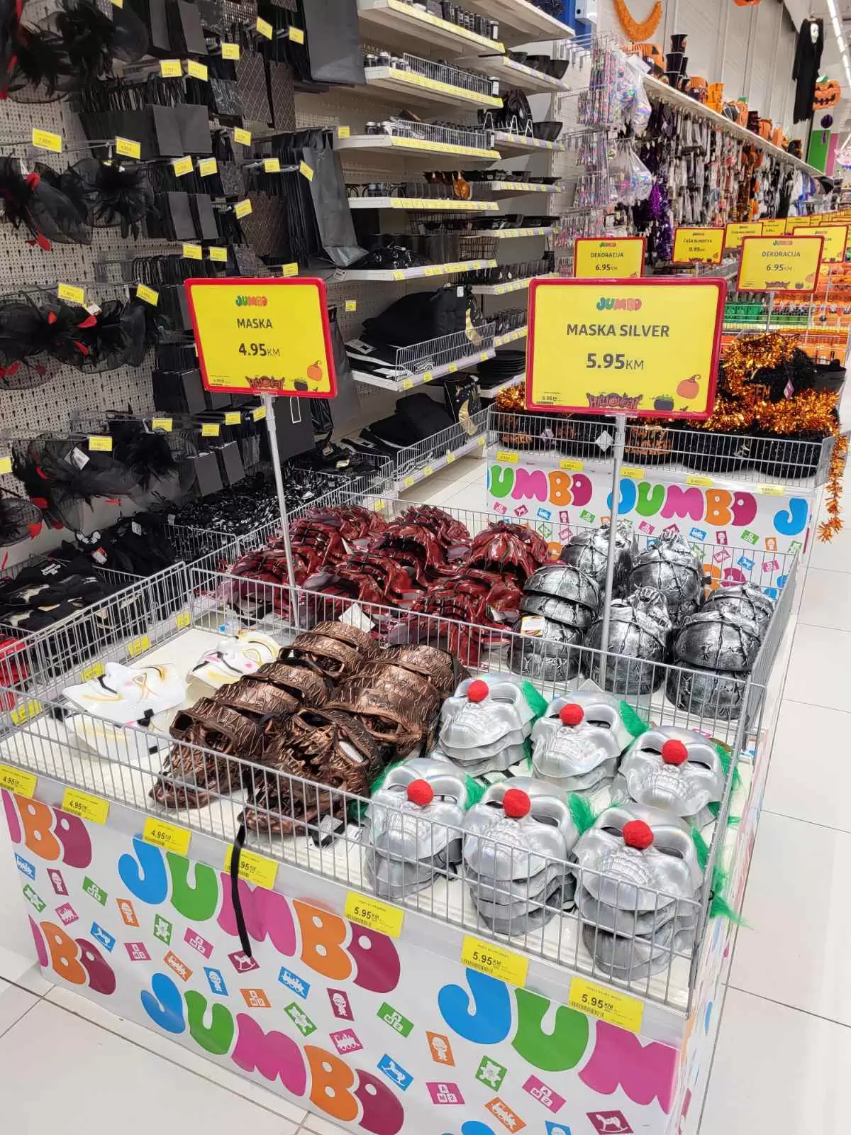 Jumbo BiH HALLOWEEN kostimi, dekoracija, dodaci