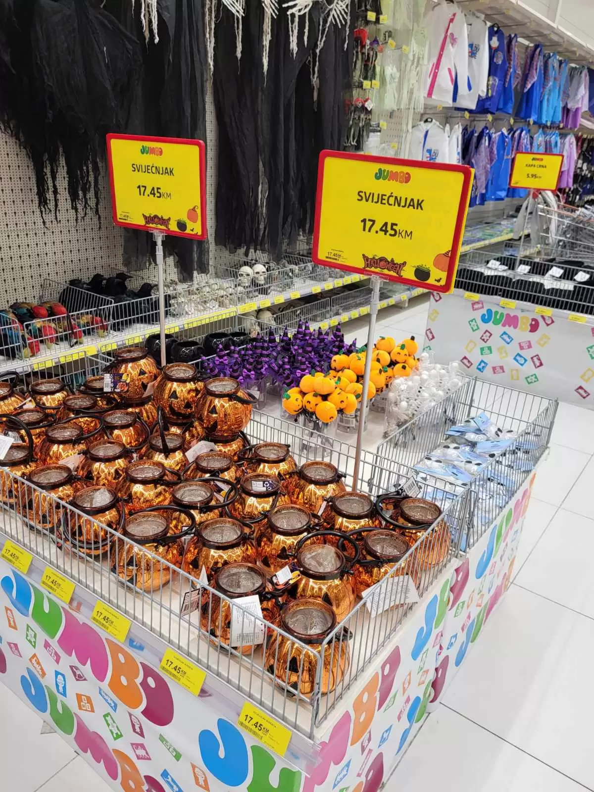 Jumbo BiH HALLOWEEN kostimi, dekoracija, dodaci