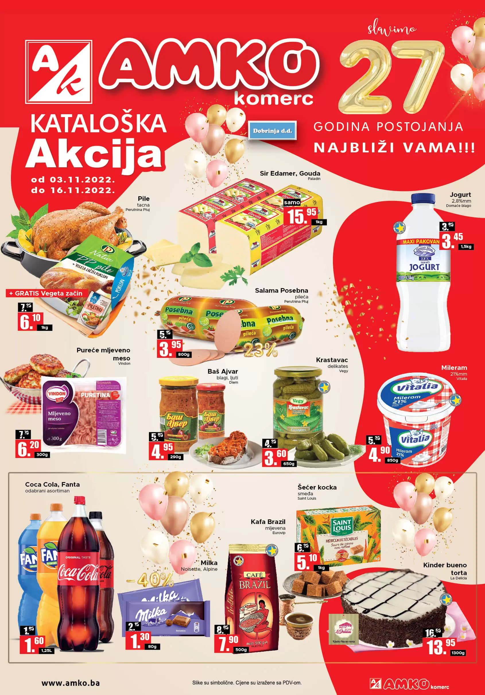 Amko katalog SNIŽENJE do 40% - akcija 3-16.11.2022.