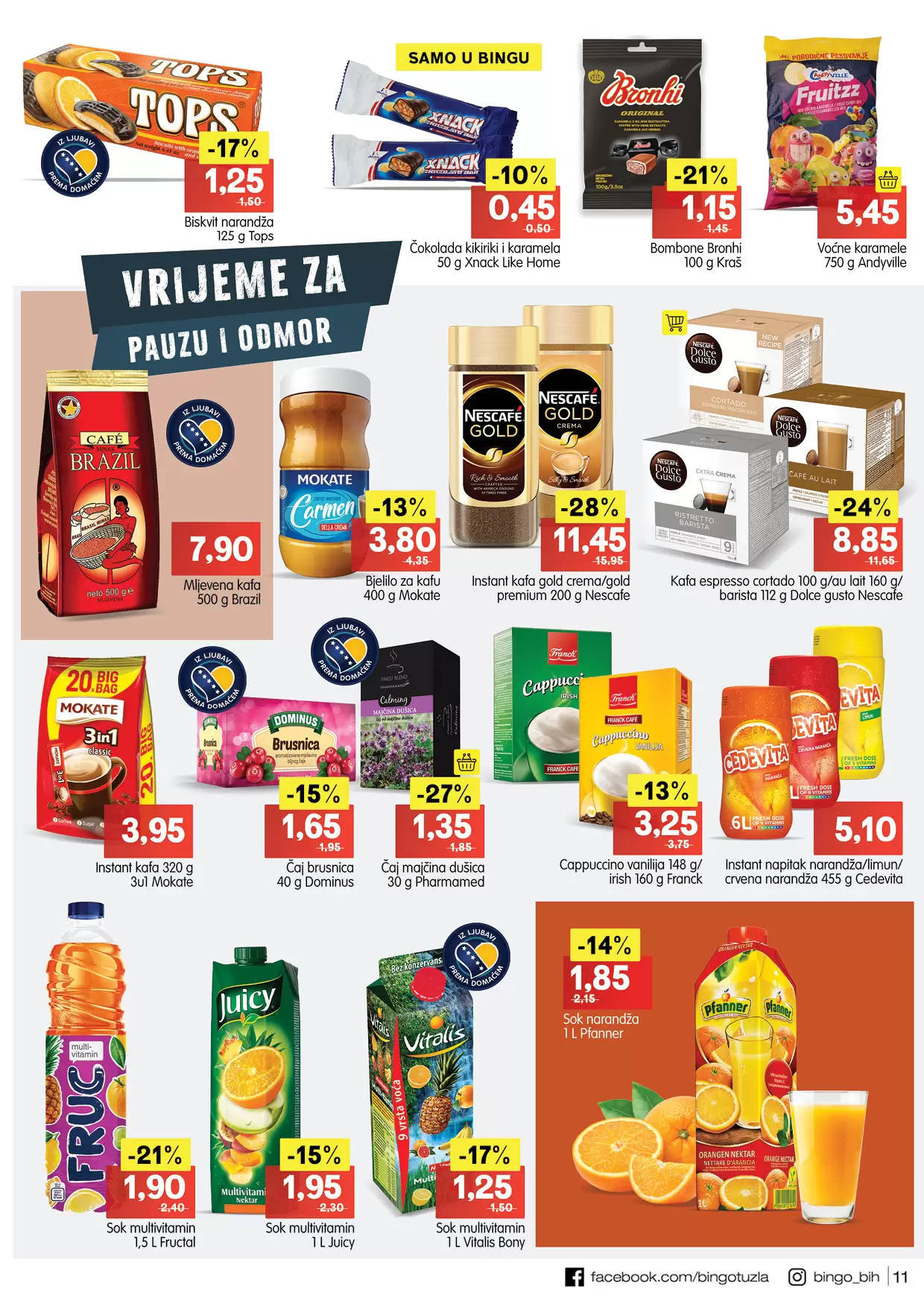 Bingo katalog NOVEMBAR 2022 - akcija sniženja 1-13.11.2022.